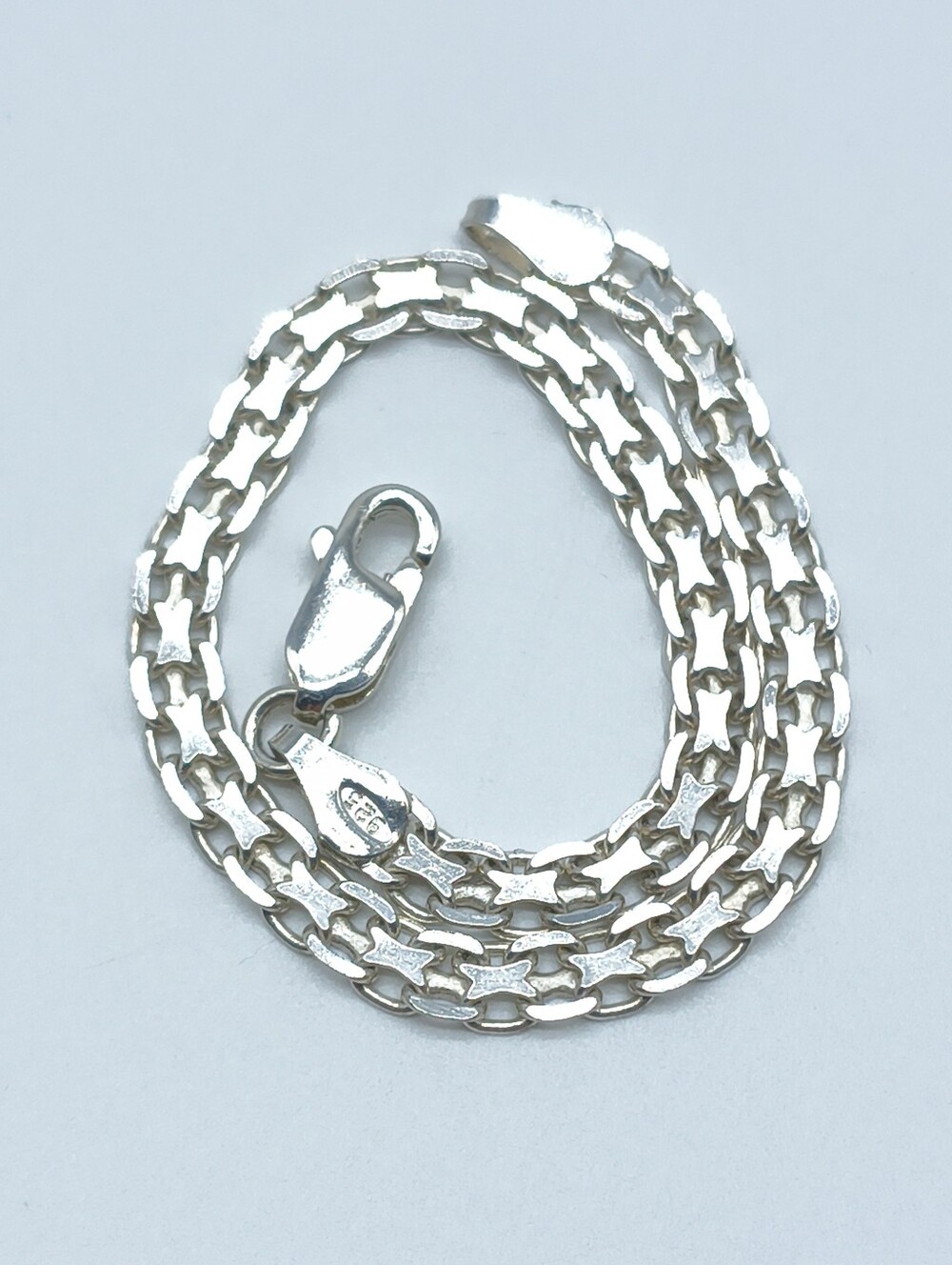 Sterling Silver Bismarck Link Chain Bracelet